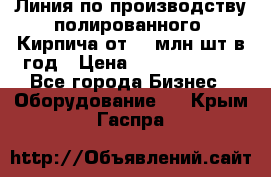 Линия по производству полированного  Кирпича от 70 млн.шт.в год › Цена ­ 182 500 000 - Все города Бизнес » Оборудование   . Крым,Гаспра